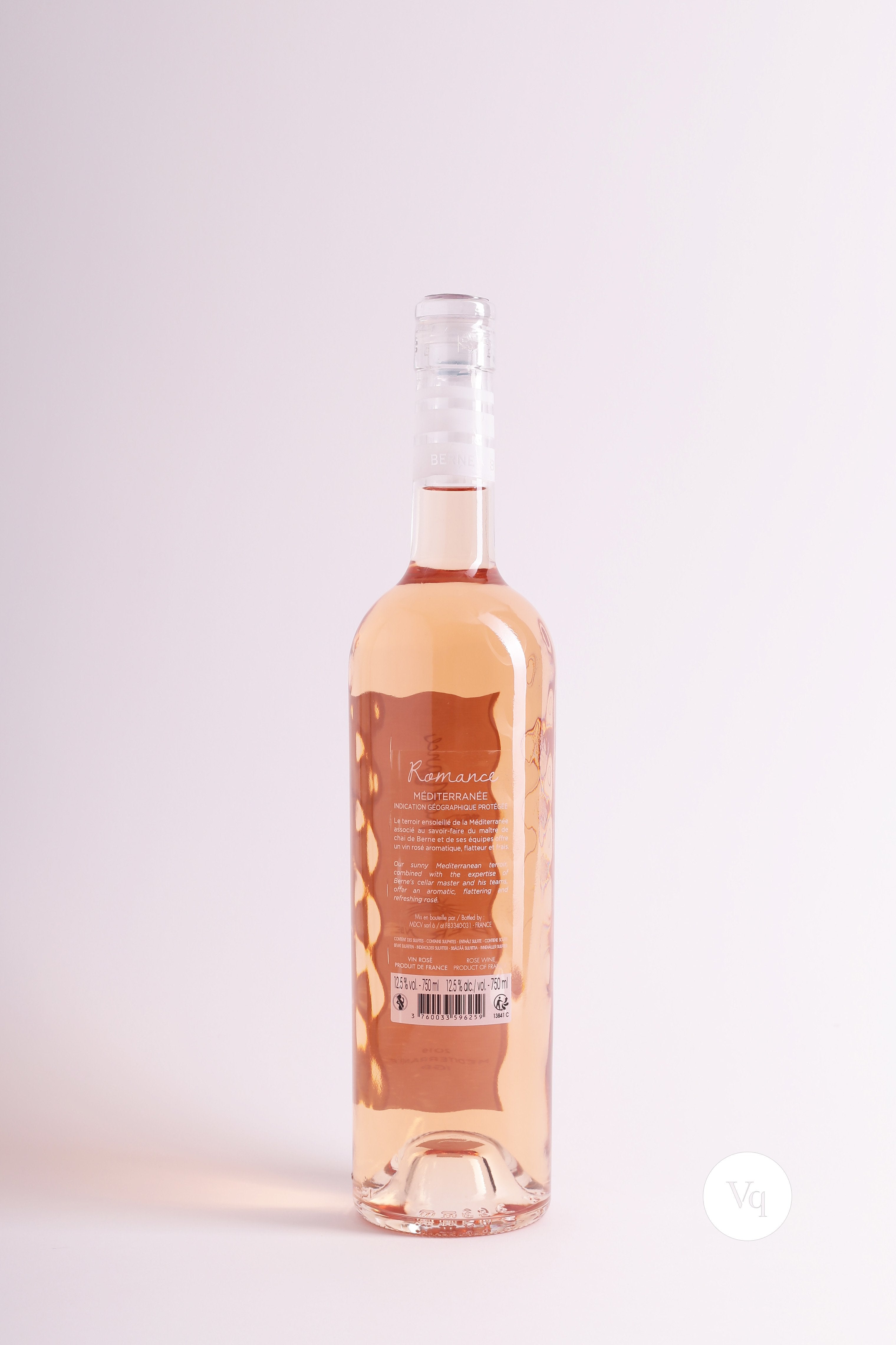 Berne Romance rosé 2019, IGP Méditerranée (0,75l) - 2